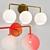 Milk Globe Sconce: Sculptural Lighting 3D model small image 2