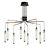 Glamorous Salini Crystal Chandelier 3D model small image 1