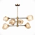 Modern 6-Light Hanging Chandelier 3D model small image 1