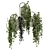 Concrete Pot Hanging Plants - Set 528 3D model small image 6