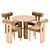 Hippo Chair Dining Set 3D model small image 2