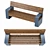 Coastal MCD Bench | Versatile Design 3D model small image 2