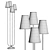 Sleek Modern Floor Lamp 3D model small image 3