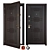 Atlanta Favorit Entrance Metal Door 3D model small image 1