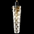 Elegant Zelma Pendant Light 3D model small image 2