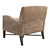 Elegant Dalida Lounge Chair: The Perfect Blend of Style and Comfort 3D model small image 5