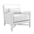Elegant Dalida Lounge Chair: The Perfect Blend of Style and Comfort 3D model small image 6