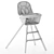 Evolur Zoodle: 3-in-1 High Chair 3D model small image 4