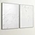 Plaster Double Photo Frame - Elegant Home Decor 3D model small image 17