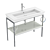 DURAVIT White Tulip Metal Console - WT4547B 3D model small image 3