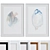 Modern Abstract Picture Frame Set 3D model small image 1