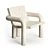 Eternal Stone: Tibur Lounge Chair 3D model small image 1