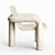Eternal Stone: Tibur Lounge Chair 3D model small image 3