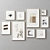 Diverse Frames Set - 9 Options 3D model small image 2