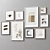 Diverse Frames Set - 9 Options 3D model small image 3