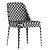 Grace Leather Chair: Stylish Upholstered Seating 3D model small image 5