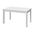 LANEBERG Extendable Table - White 3D model small image 1