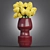 Elegant Hydrangea Bouquet: Vol 82 3D model small image 2