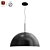 Contemporary Metal Pendant Lights 3D model small image 1