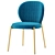 Luxury Velvet Dining Chair - Golden Upholstered Velvet Chair 3D model small image 3