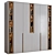 Modern Style Wardrobes with Integrated Handles 3D model small image 2