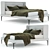 BoConcept Austin Bed: Modern Elegance for Your Bedroom 3D model small image 1