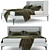 BoConcept Austin Bed: Modern Elegance for Your Bedroom 3D model small image 2