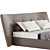 Title: Elegant Poliform REVER Bed for Luxurious Comfort 3D model small image 2