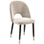 Elegant Iris Dining Chair by Kare Design 3D model small image 1