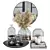 Elegant Ceramic Decor Set 3D model small image 1