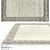 Royal Agra Bloom: Luxurious Wool & Silk Carpet 3D model small image 1