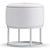 Elegant Rosie Pouffe: 3 Color Options 3D model small image 7