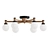 Modern Anderson 6-Light Flush Mount 3D model small image 1