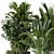 Greenery in Ferm Living Bau Pot: Set of 538 3D model small image 3