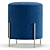 Stylish Alison Pouf by Cazarina Interiors 3D model small image 3