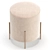 Stylish Alison Pouf by Cazarina Interiors 3D model small image 4