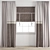 Polygonal Curtain Model - High Quality 3D model small image 1