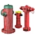 Urban Hydrant Collection: High Detail, 3 Models 3D model small image 2