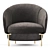 LLOYD Armchair: Modern Elegance for your Space 3D model small image 2