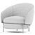 LLOYD Armchair: Modern Elegance for your Space 3D model small image 5