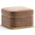 Modern Jessica Pouf: 3 Color Options 3D model small image 2