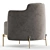 Trendy TAPE Armchair: Sleek Design 3D model small image 3