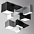 Geometric LED Ceiling Lights: Jules (Set of 5) 3D model small image 3