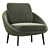 Luxury Minotti Lido Armchair: Stylish Comfort at its Finest 3D model small image 1