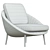 Luxury Minotti Lido Armchair: Stylish Comfort at its Finest 3D model small image 6