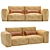 Elegant Porter Sofa: Polys 296,854, Verts 297,114 3D model small image 1