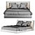 Natuzzi Spencer Bed: Modern Elegance for Style and Comfort 3D model small image 3