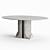 Modern Italian Marble Dining Table 3D model small image 2