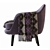 Sum Accent Armchair: Modern Elegance in 3D 3D model small image 3