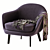 Sum Accent Armchair: Modern Elegance in 3D 3D model small image 8